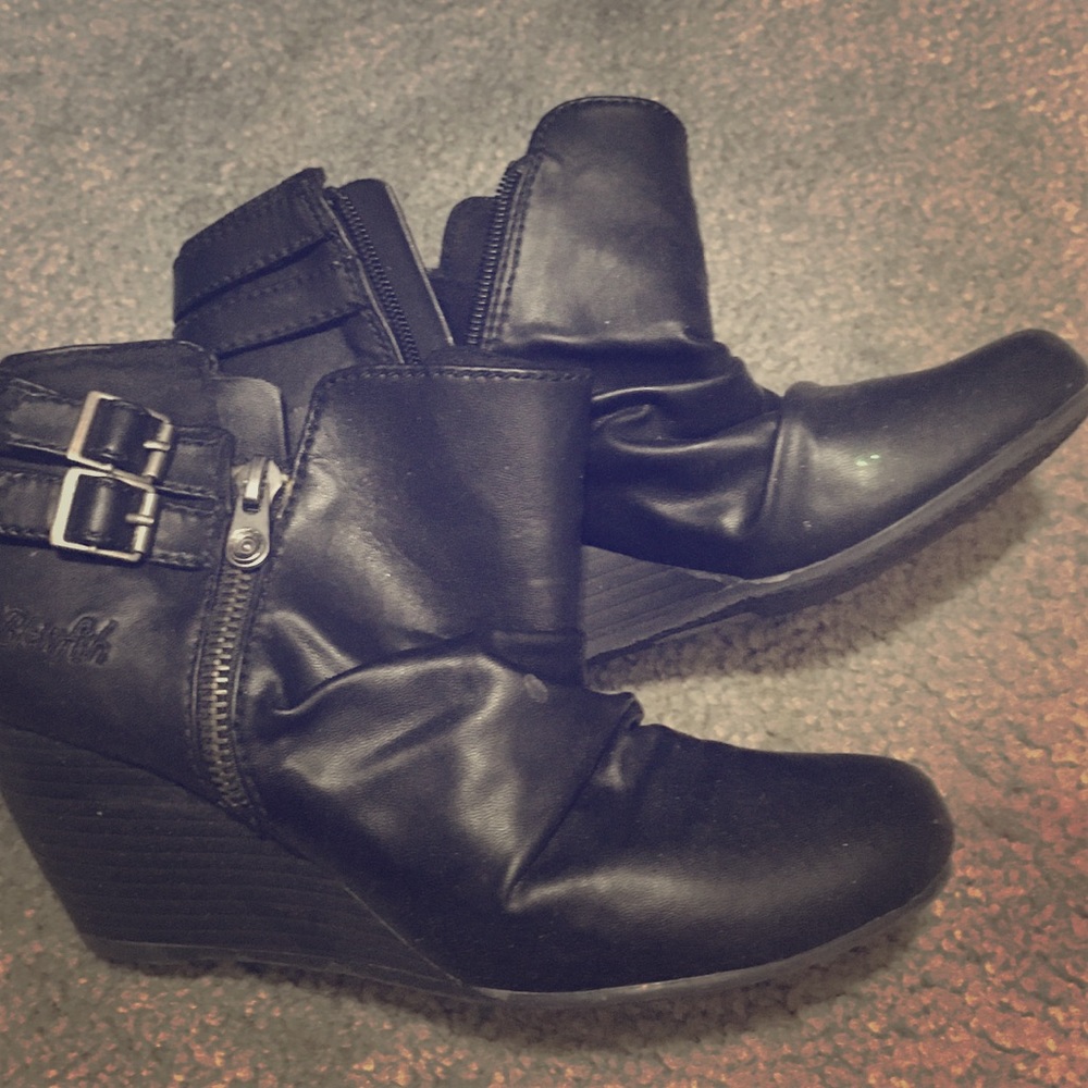 Black booties